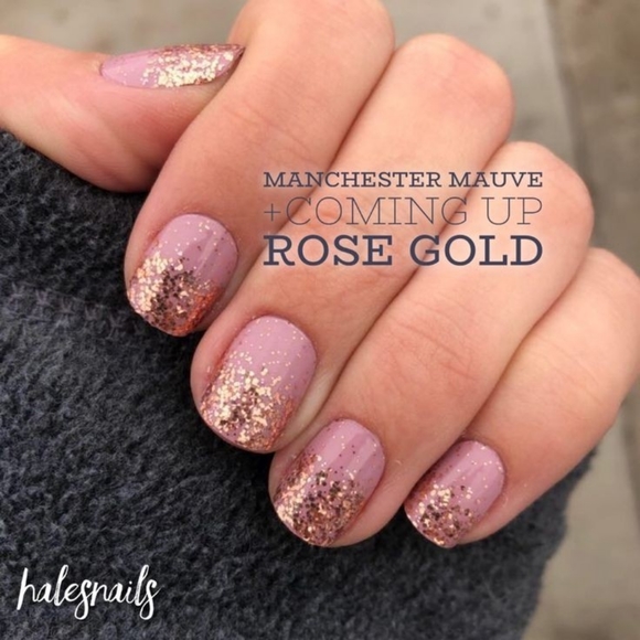 Color Street Nail Polish Strips in Coming Up Rose Gold - Picture 4 of 5